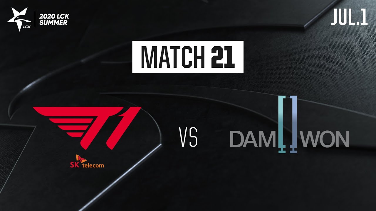 T1 против DWG | Match21 H/L 07.01 | Лето LCK 2020