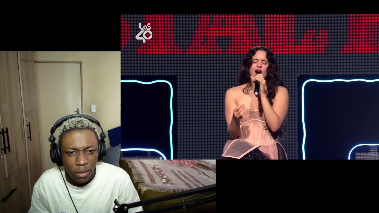 Perxy Reacts To ROSALÍA - ‘Reliquia’ (LUX) | En directo en LOS40 Music Awards