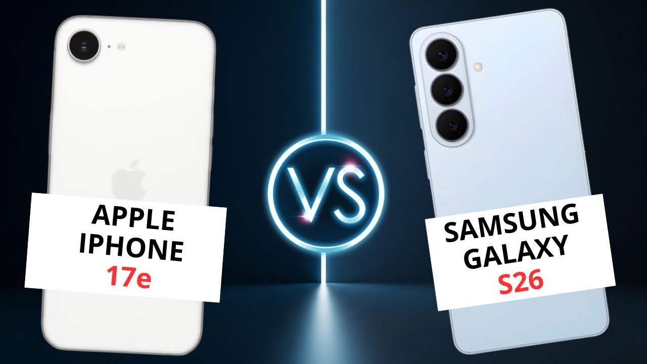 📱 IPHONE 17e vs GALAXY S26: O “BARATO” DA APPLE AGUENTA O TOP DA SAMSUNG? 😳