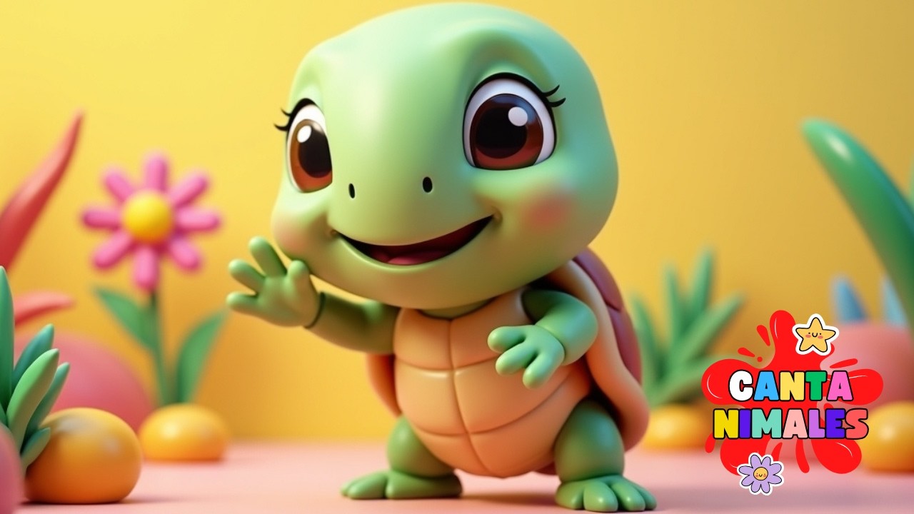 Canción de Tortuga para Bebés 🐢💚 | canciones infantiles relajantes