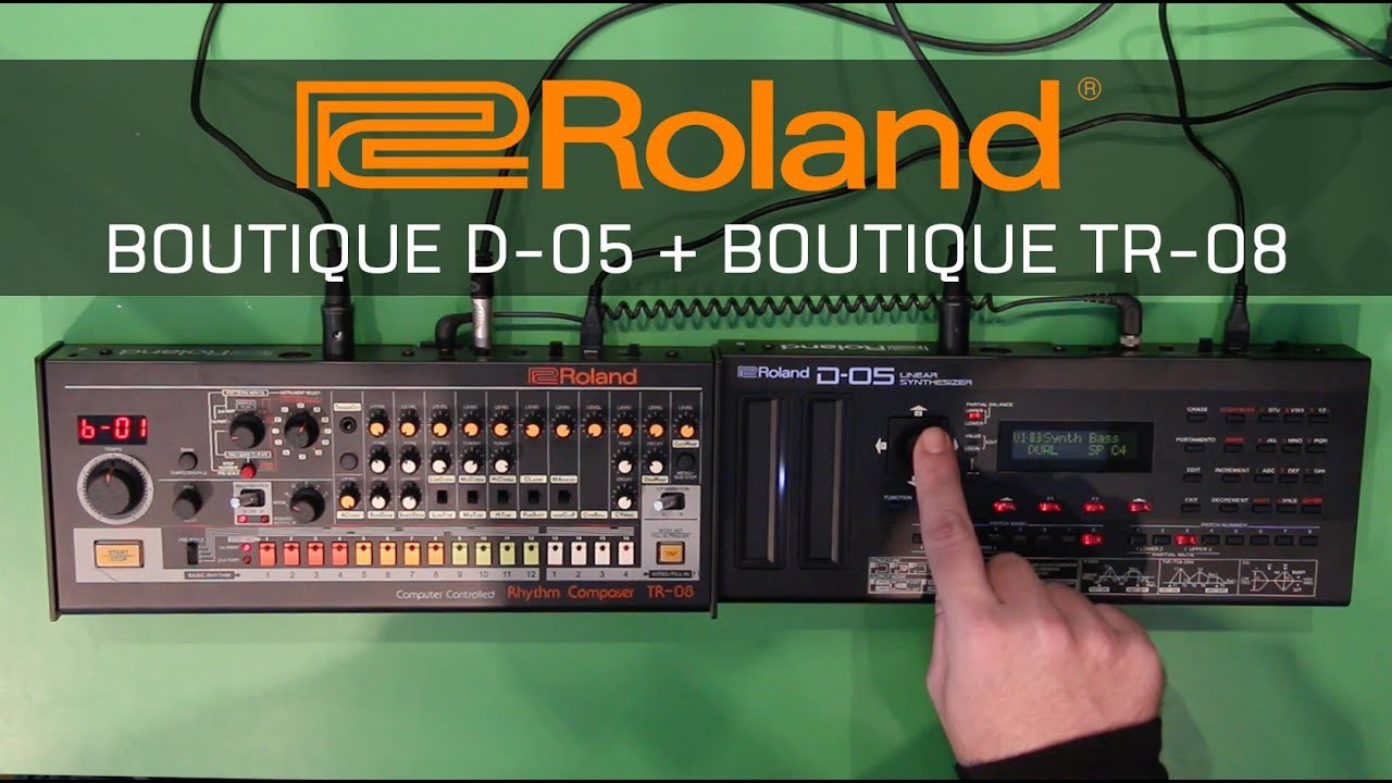 Roland Boutique D05 + Roland Boutique TR08