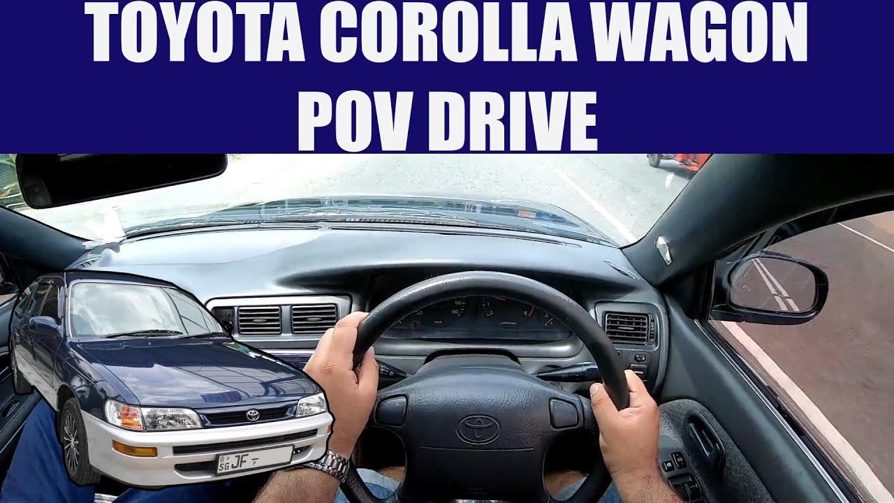 Toyota Corolla EE103 Wagon POV Drive