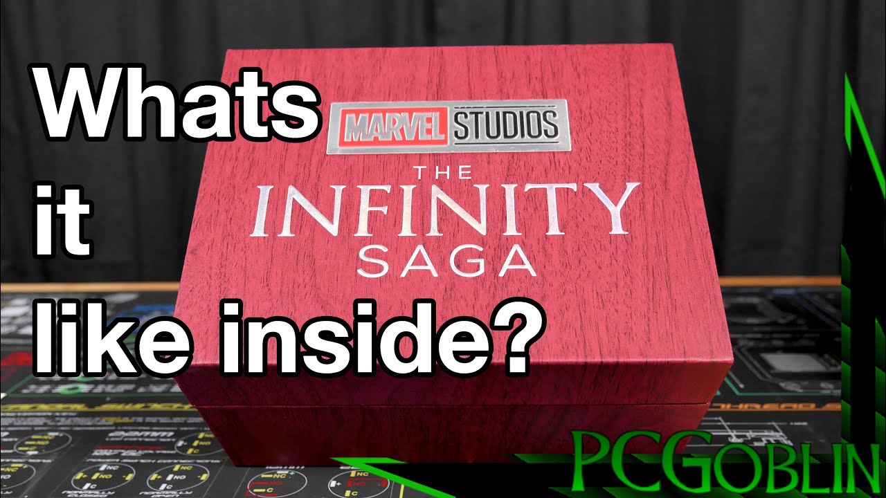 Unboxing the limited edition Marvel Infinity saga 4k box set.