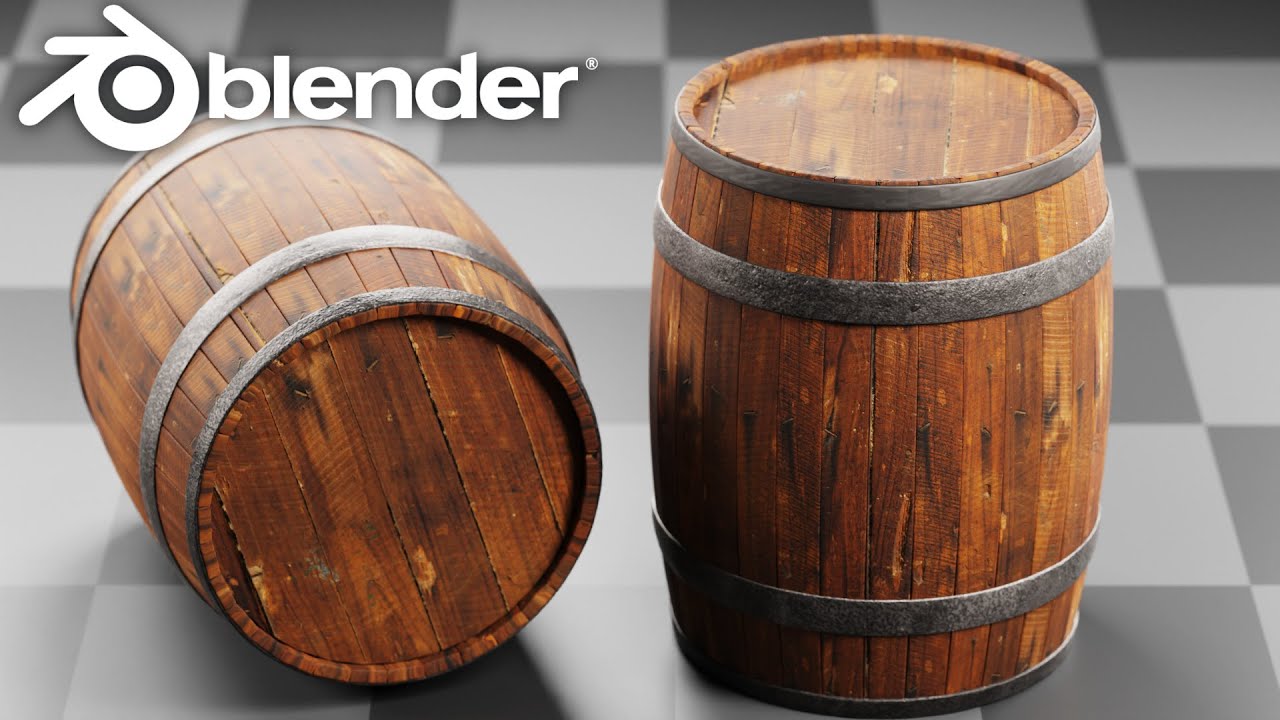 Урок по Blender: создание 3D-деревянной бочки