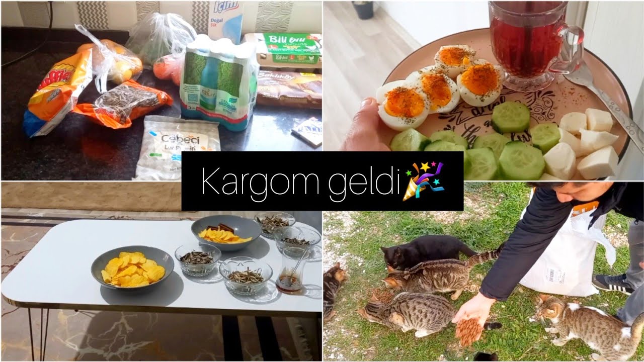 MARKET ALIŞVERİŞİ 🎉GÜNLERDİR BEKLEDİGİM KARGOM GELDİ👍DİYET FALAN YALAN OLDUU🤐🤐