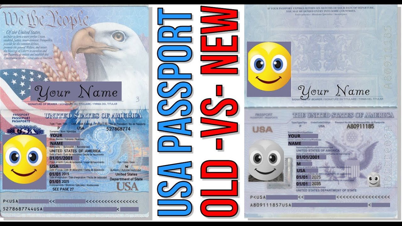 USA Passports: Old -vs- New Changes!