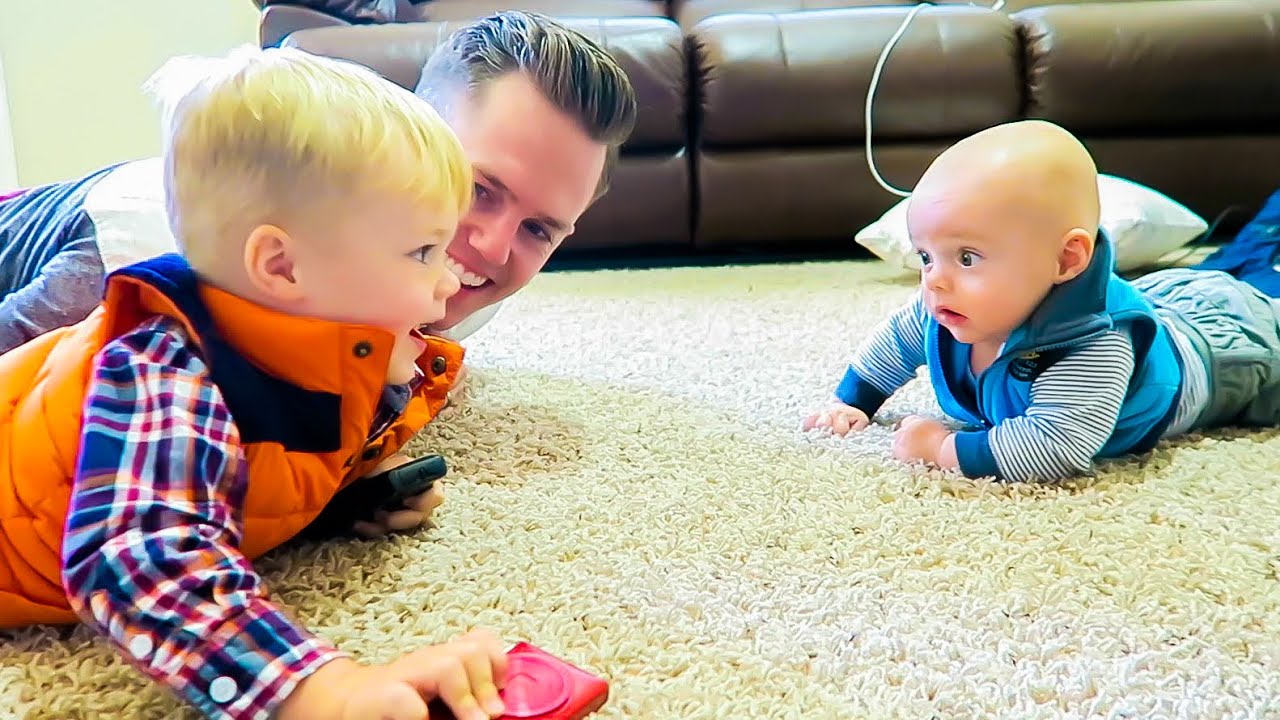 TEACHING BABY BROTHER!
