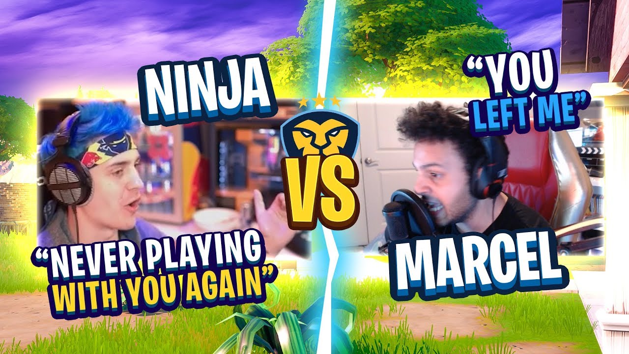 THINGS WENT TERRIBLY WRONG! MARCEL AND NINJA FIGHT! (Fortnite: Battle Royale)