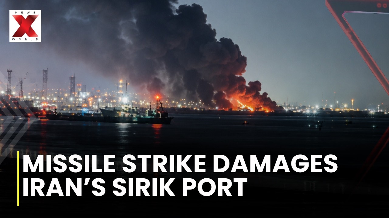 Breaking: Major Damage Reported At Iran&rsquo;s Sirik Port After Strike | NewsX World