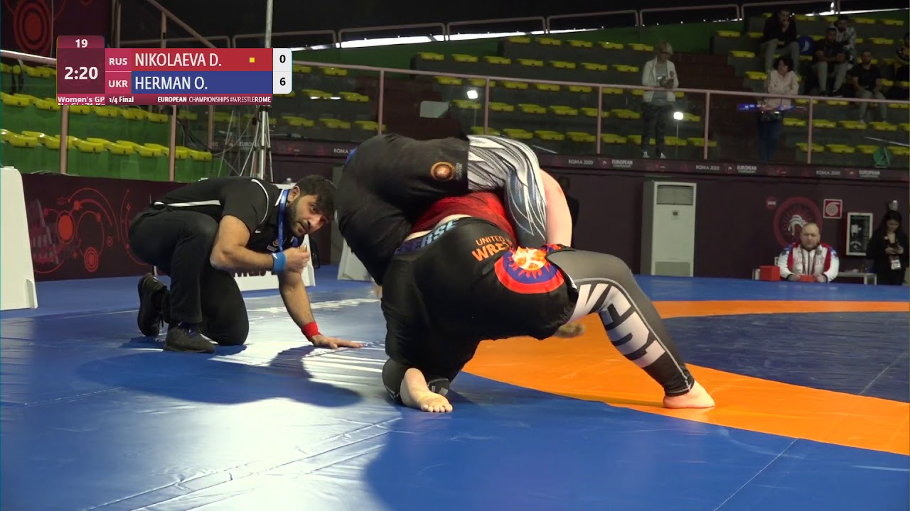 1/4 Women's GP No-Gi - +71 kg: D. NIKOLAEVA (RUS) v. O. HERMAN (UKR)