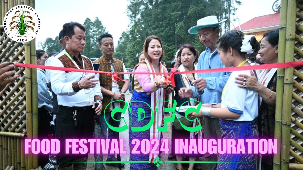 Foodstall inauguration of Central Dree Festival Celebration 2024 by Smti Puna Hinda Mamung
