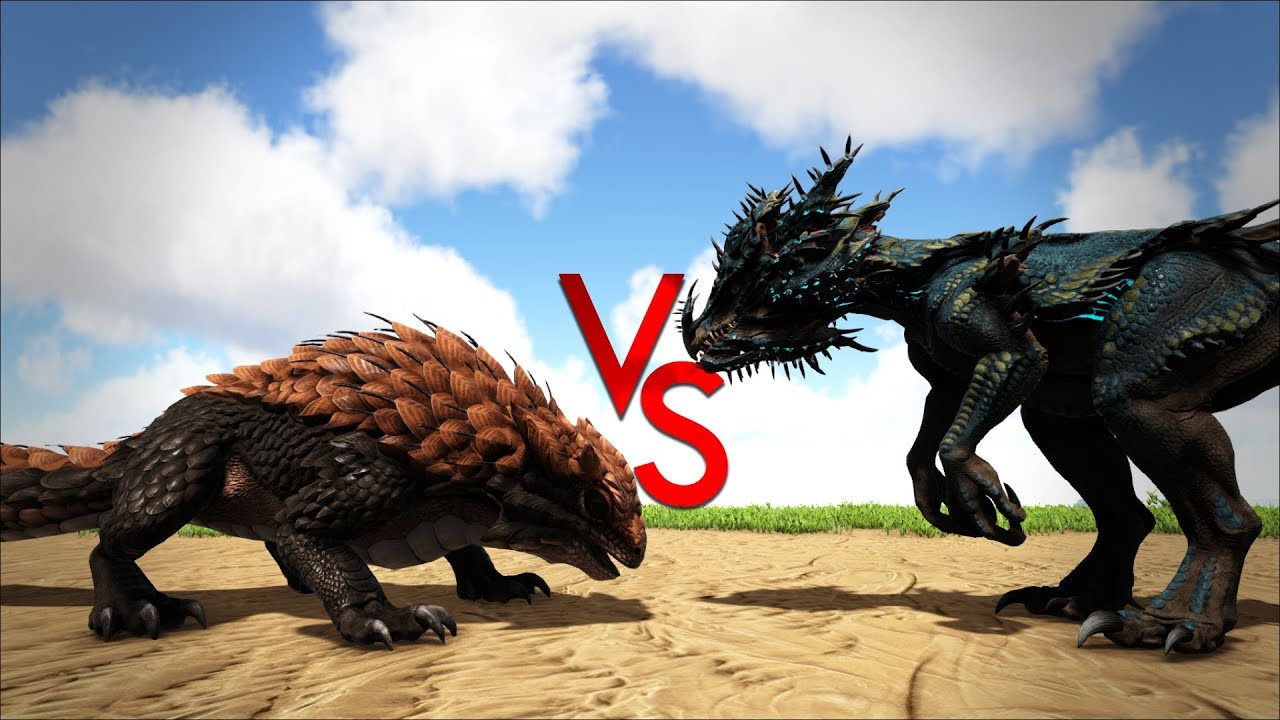 Thorny Dragon vs Velonasaur || Ark Battle