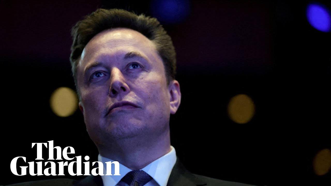 Elon Musk attends a panel discussion at the World Economic Forum &ndash; watch live