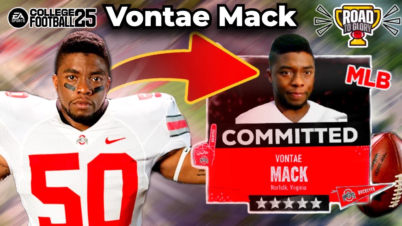 I Put VONTAE MACK in College Football 25! (Draft Day)