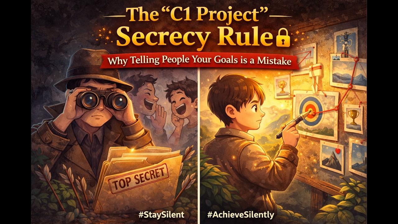 Secrecy Rule 🔒Why Telling People Your Goals is a Mistake