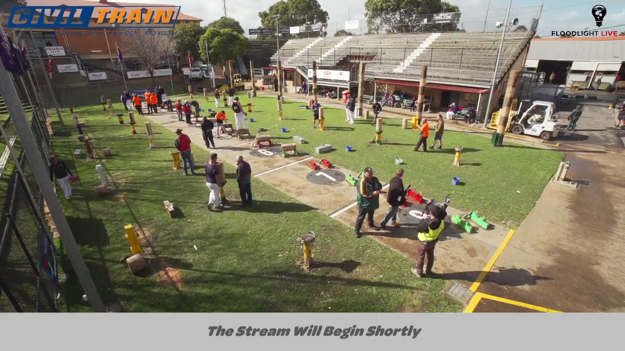 2017 Civil Train Royal Adelaide Show Woodcutting