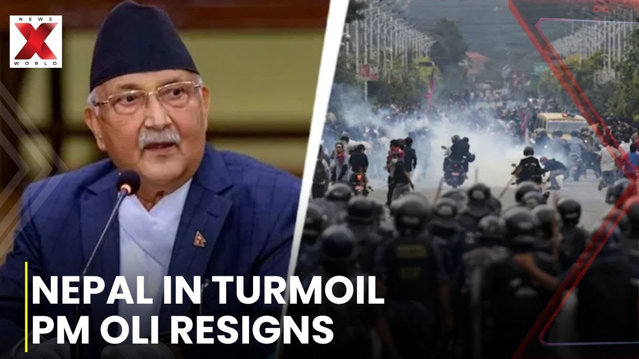 Nepal in Crisis: PM Oli Resigns as Protesters Torch Government Buildings | NewsX World