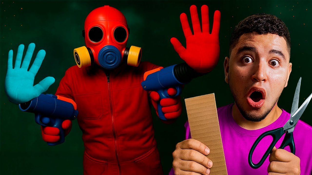 HICE EL GRABPACK Y LA MÁSCARA DE POPPY PLAYTIME 3! 😱🔥- ZAID CÓRDOVA