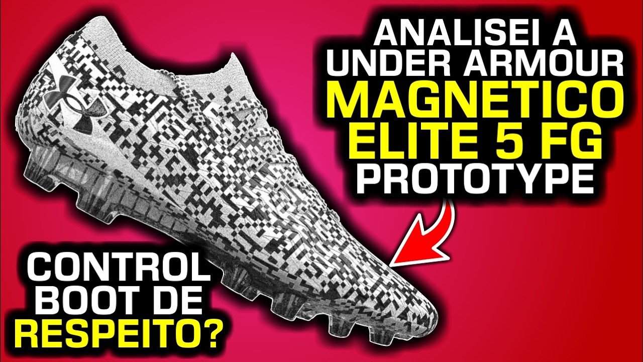 Chuteira para TODOS os FORMATOS de PÉS? - Análise chuteira campo Under Armour Magnetico Elite 5 FG