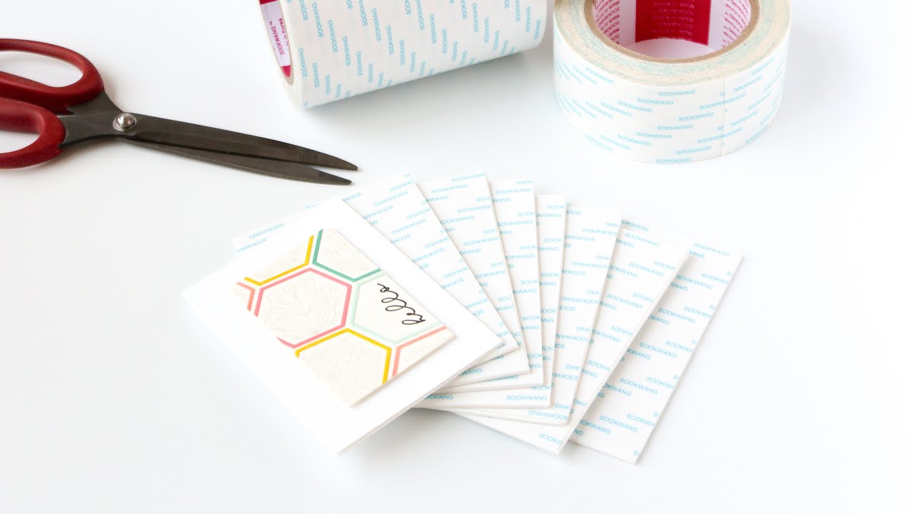 How To Make DIY Foam Tape Adhesive For Crafting