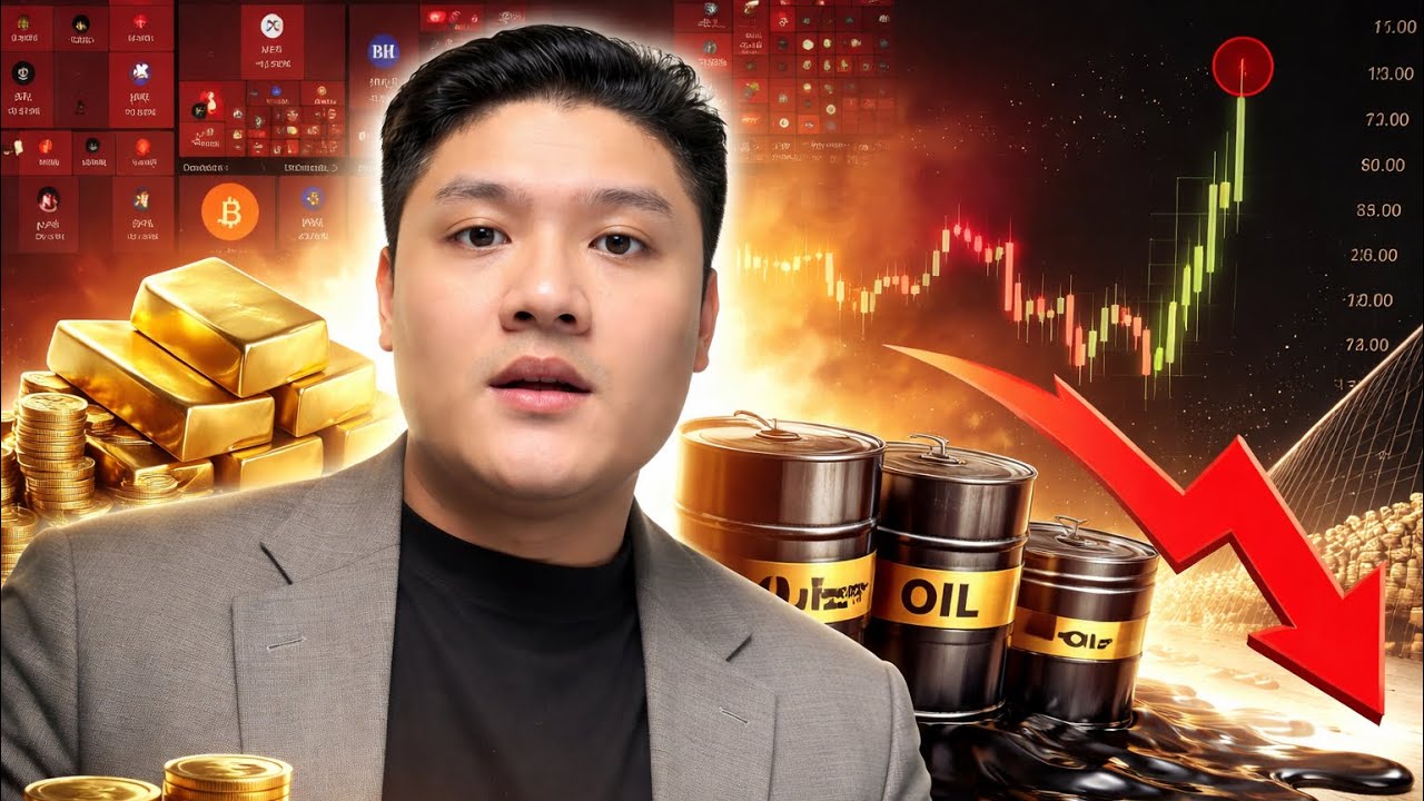 ရွှေဈေး $5,000 📉 အောက်ကျသွားပြီး ရေနံဈေး $100 📈 အထက် တက်နေရတဲ့ အကြောင်းအရင်း 🚨