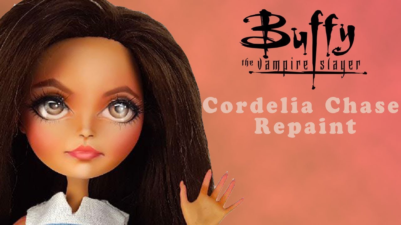 OOAK Ever After High Buffy the Vampire Slayer Cordelia Chase Doll Repaint and Sealing Technique