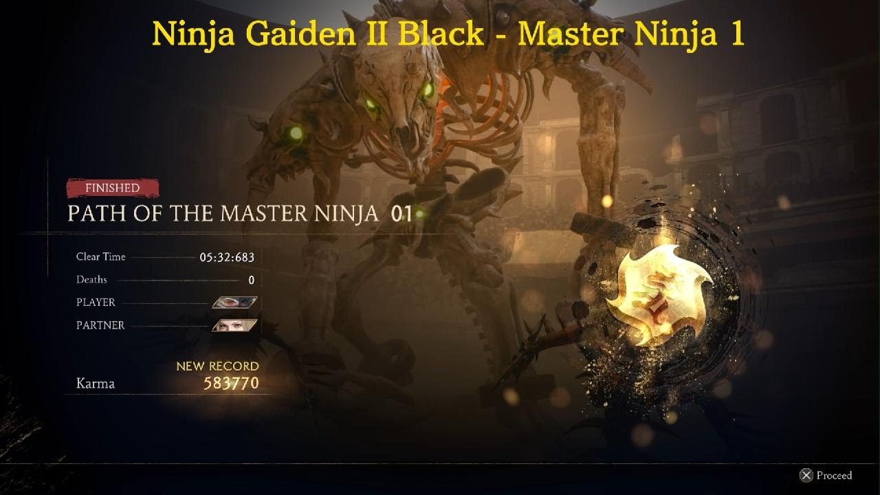 Ninja Gaiden 2 Black - Master Ninja 1 Tag Mission