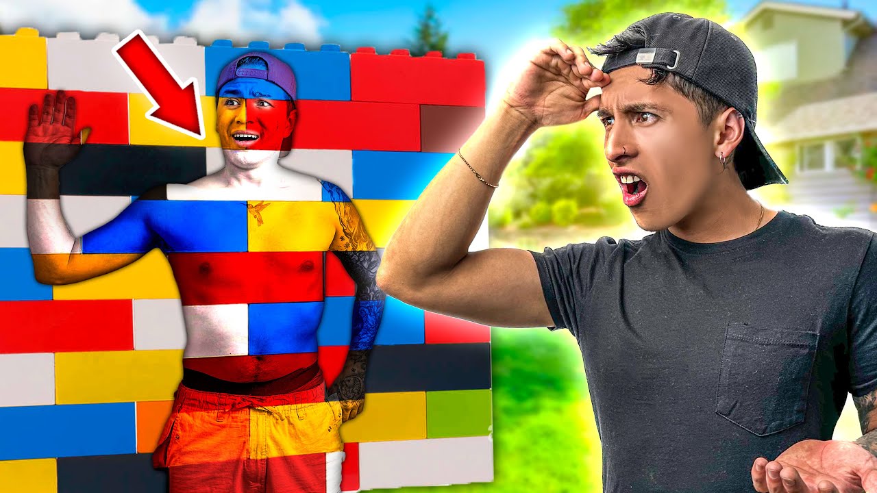 JUGAMOS a las ESCONDIDAS con CAMUFLAJE de un SOLO COLOR !!✨