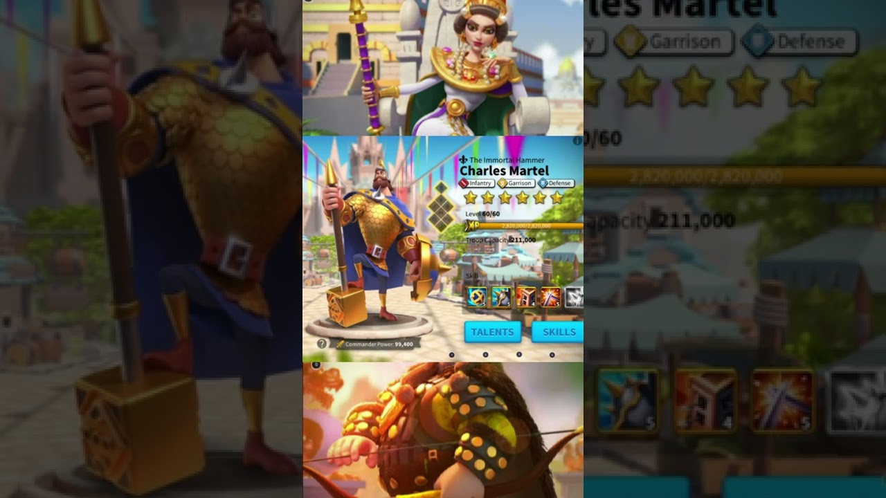 Best & Most Used Rise of Kingdoms Gold Key Commanders Old School & Solid #strategyliveshere #shorts