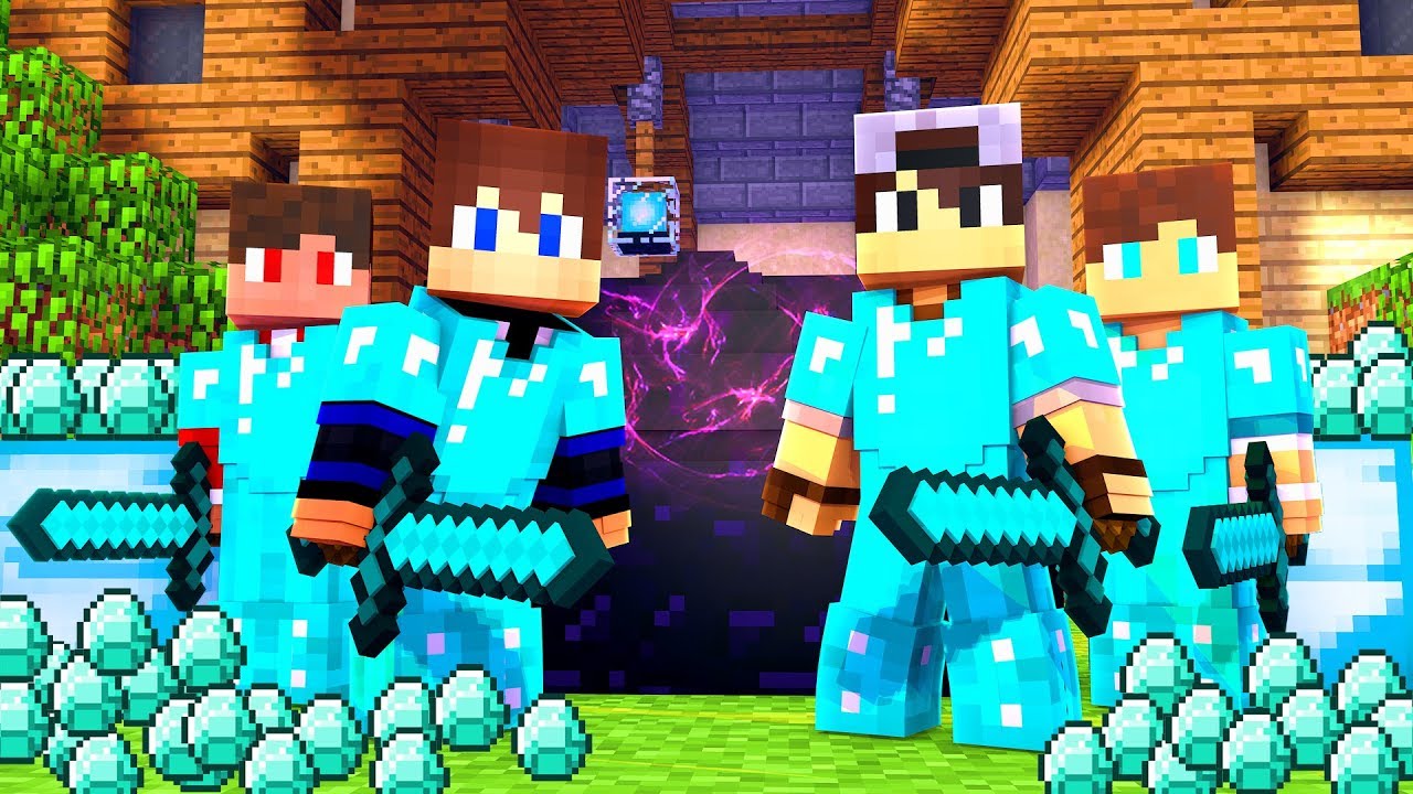 TIME DOS YOUTUBERS FULL DIAMANTE NO EGG WARS !!