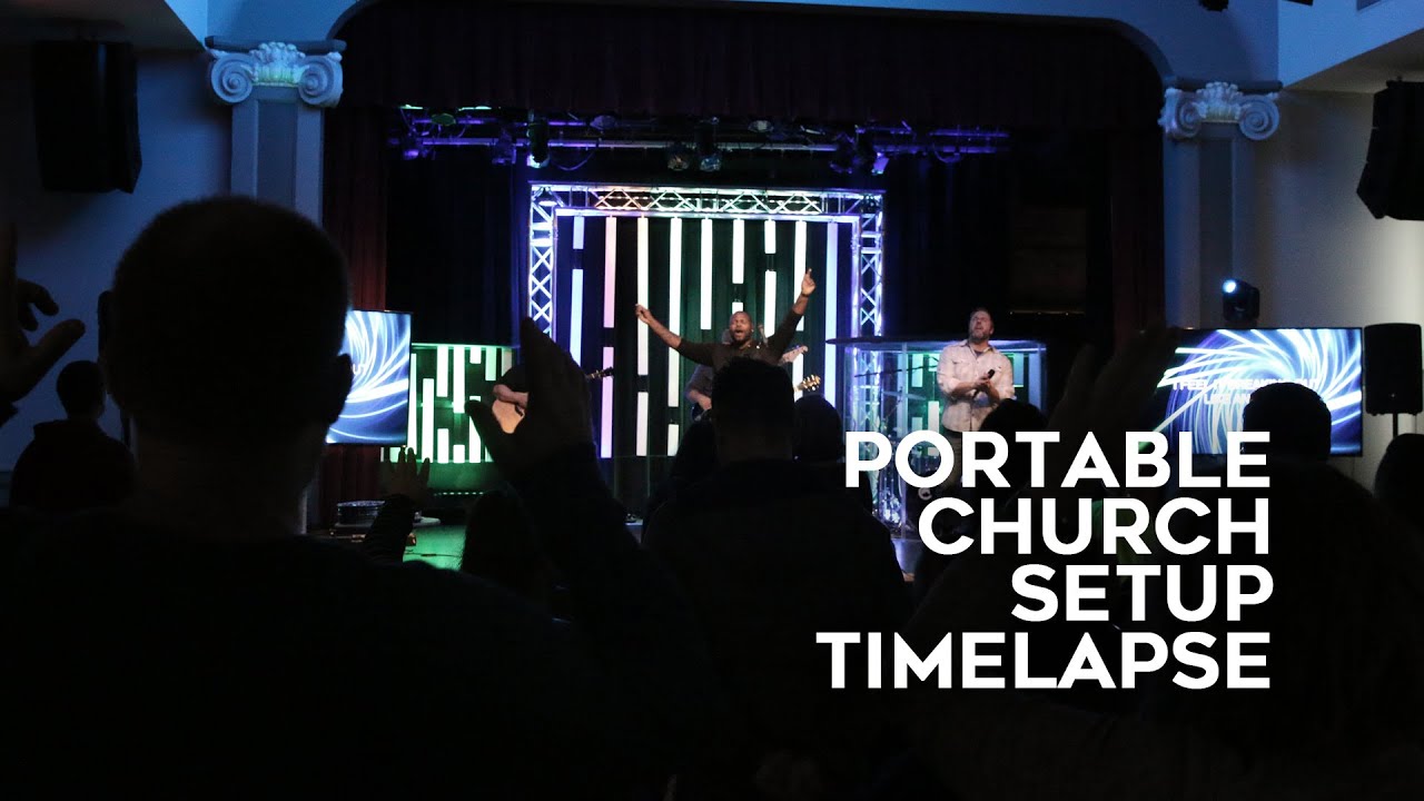 Portable Church Setup Timelapse