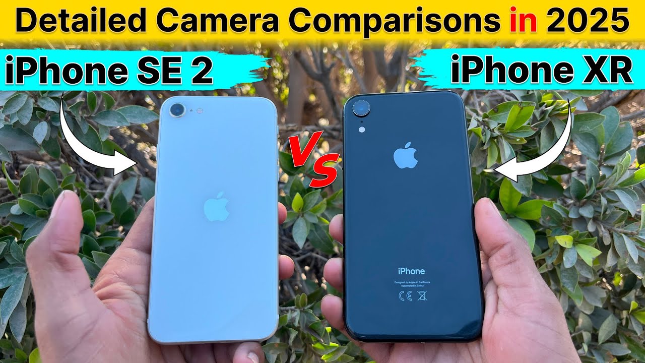 iPhone XR vs iPhone SE 2020 Camera Comparison in 2025🔥- Detailed Camera Test ⚡️
