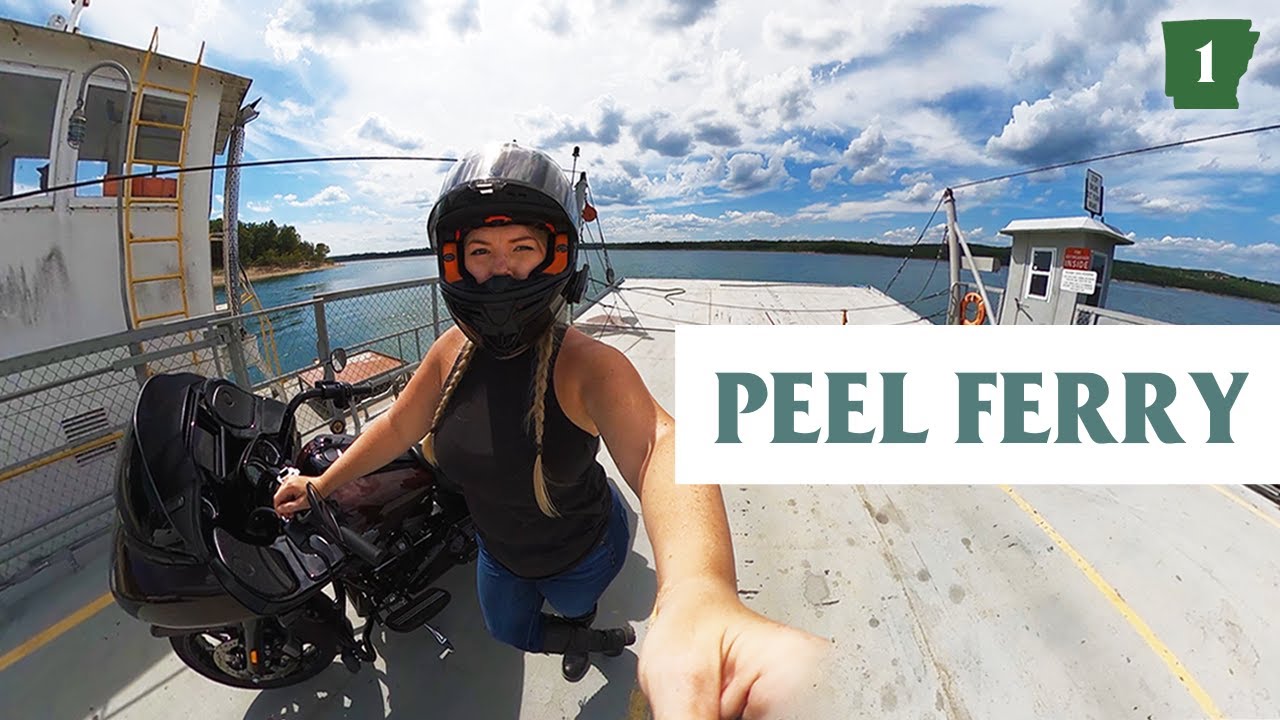 Arkansas Motorcycle Rides: Peel Ferry + Jonesboro Eats | Discovering the Delta EP. 01