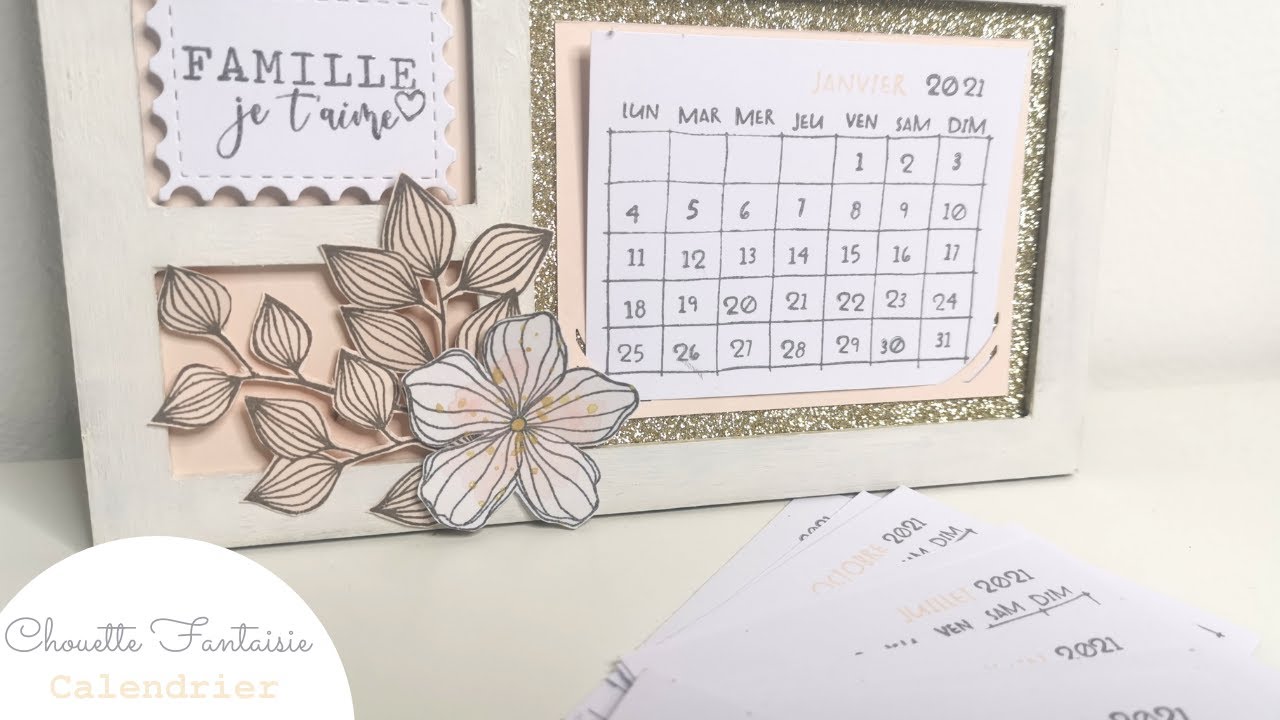 SCRAPBOOKING : *Tuto* Calendrier perpétuel