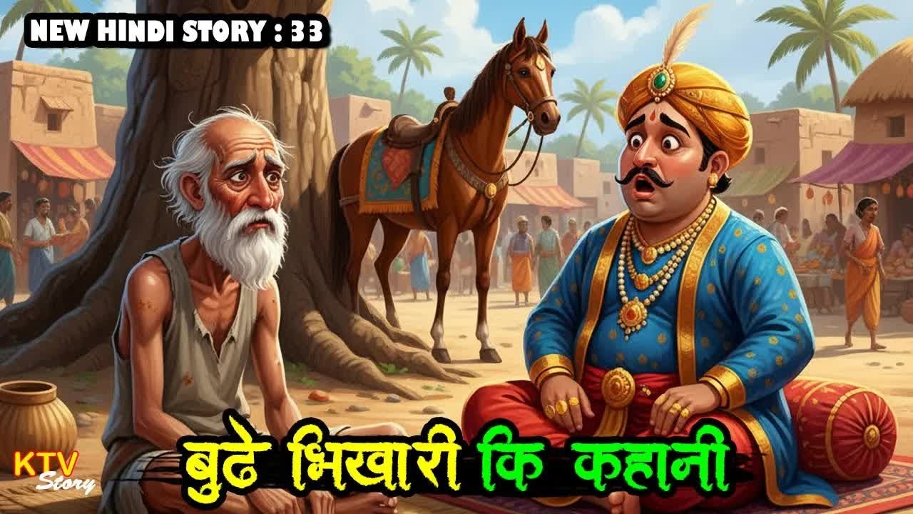 KTV687 बूढ़े भिखारी की कहानी, Man ko chu lene wali 3 kahaniya, New hindi kahani, Bedtime story.