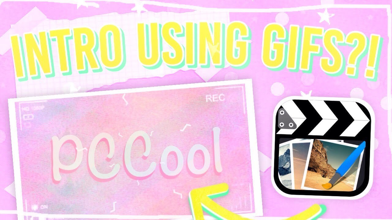 How to make an Intro using GIFS | Cute Cut Pro