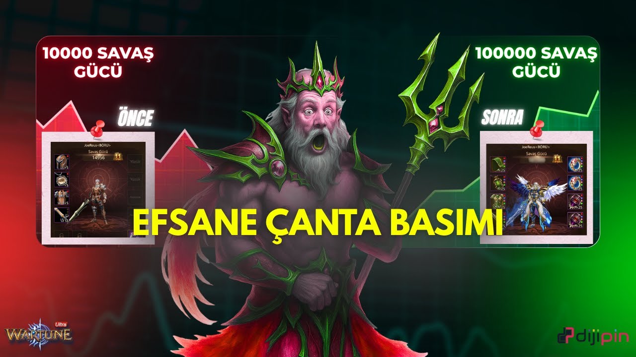 Wartune Ultra - Çantadaki Tüm Birikimi Bastım! | Sıfırdan Yüze Çıkıyoruz!