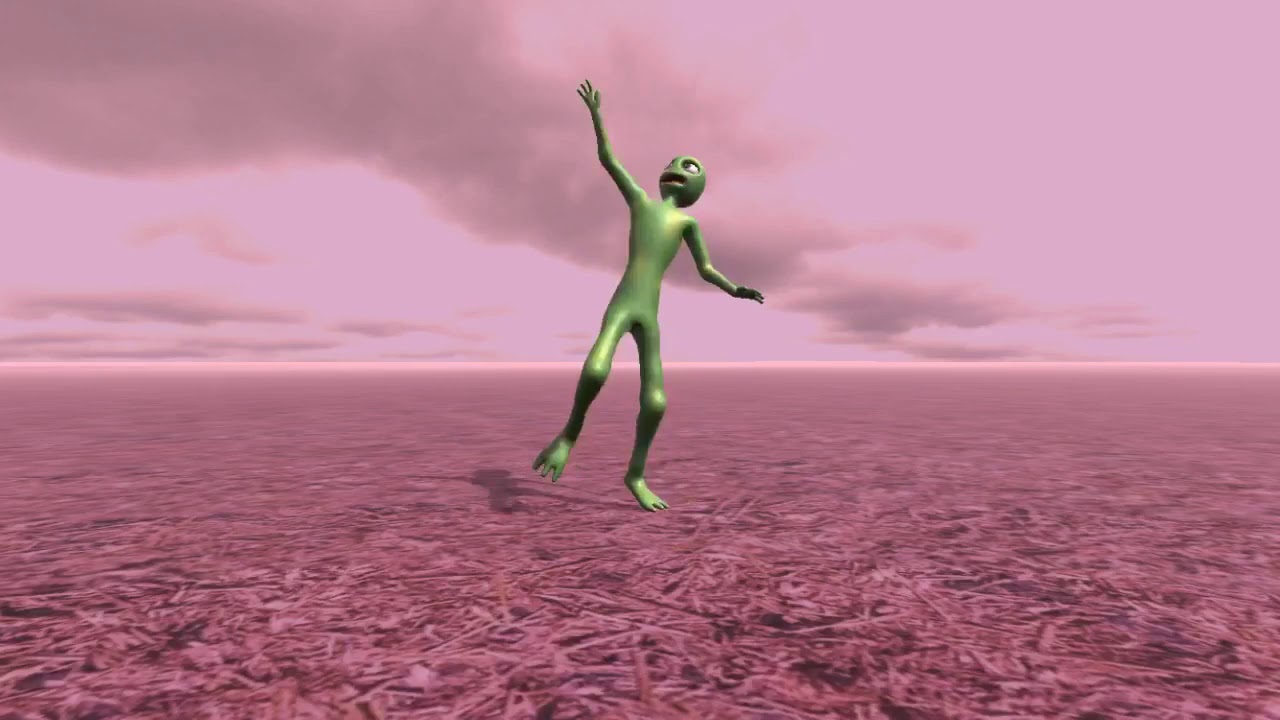 A alien frog dance 3D