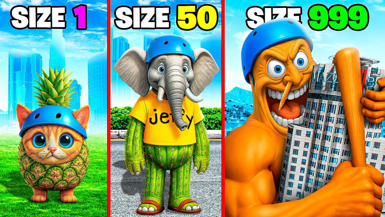 Smallest To Biggest BRAINROT In GTA 5!