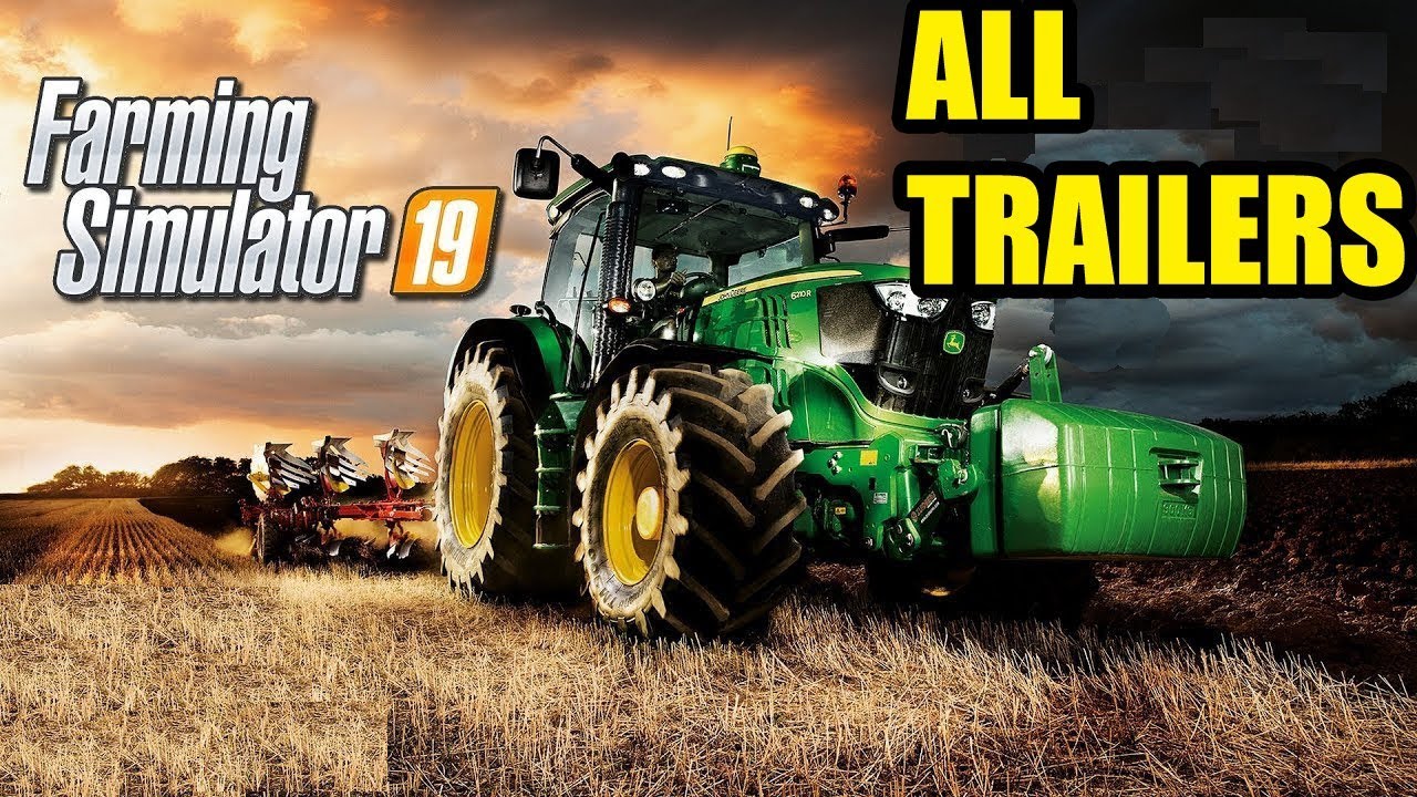 Farming Simulator 19 |  ALL OFFICIAL TRAILER !!