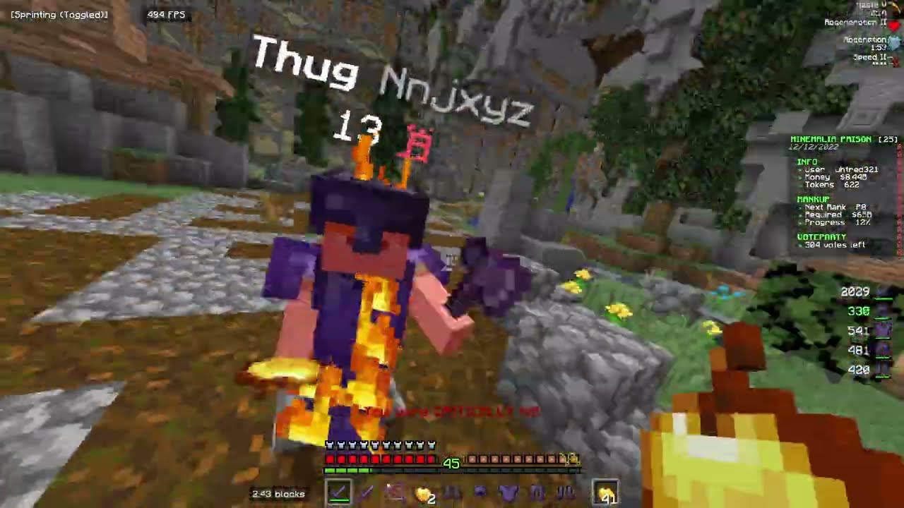 Minemalia Prison War Opx vs Top1 Best Moments part 4