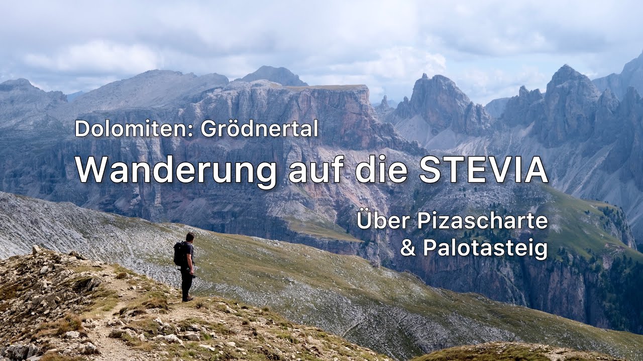 Wunderschöne Wanderung: Mont de Stevia über Pizascharte & Palotasteig | Grödnertal | Dolomiten