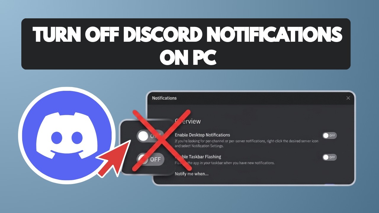 How to Turn Off Discord Notifications on PC (Windows 11 & 10)