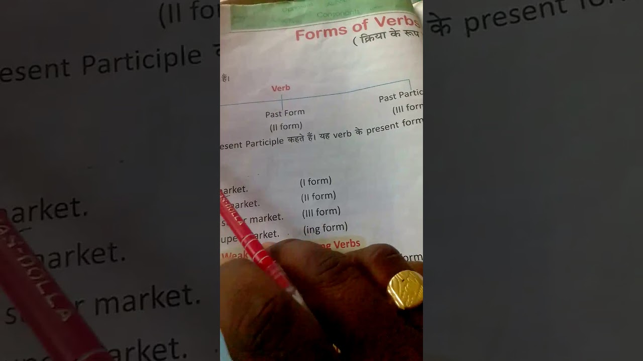 kriya (verb)ke roop