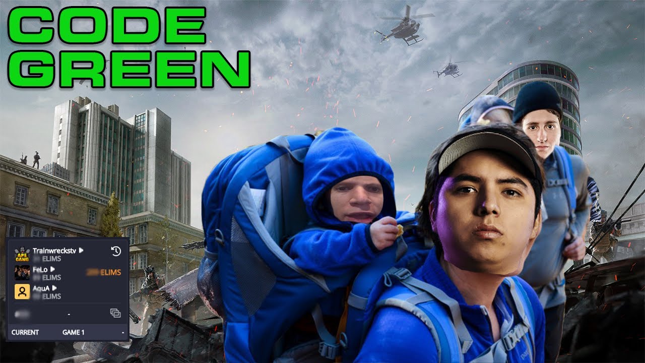 Trainwreckstv Playing In The $50,000 Code Green Warzone Tournament With AquA & FeLo