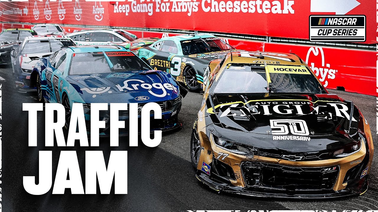 Pileup Stops Race in Chicago | 2025 NASCAR Cup Series