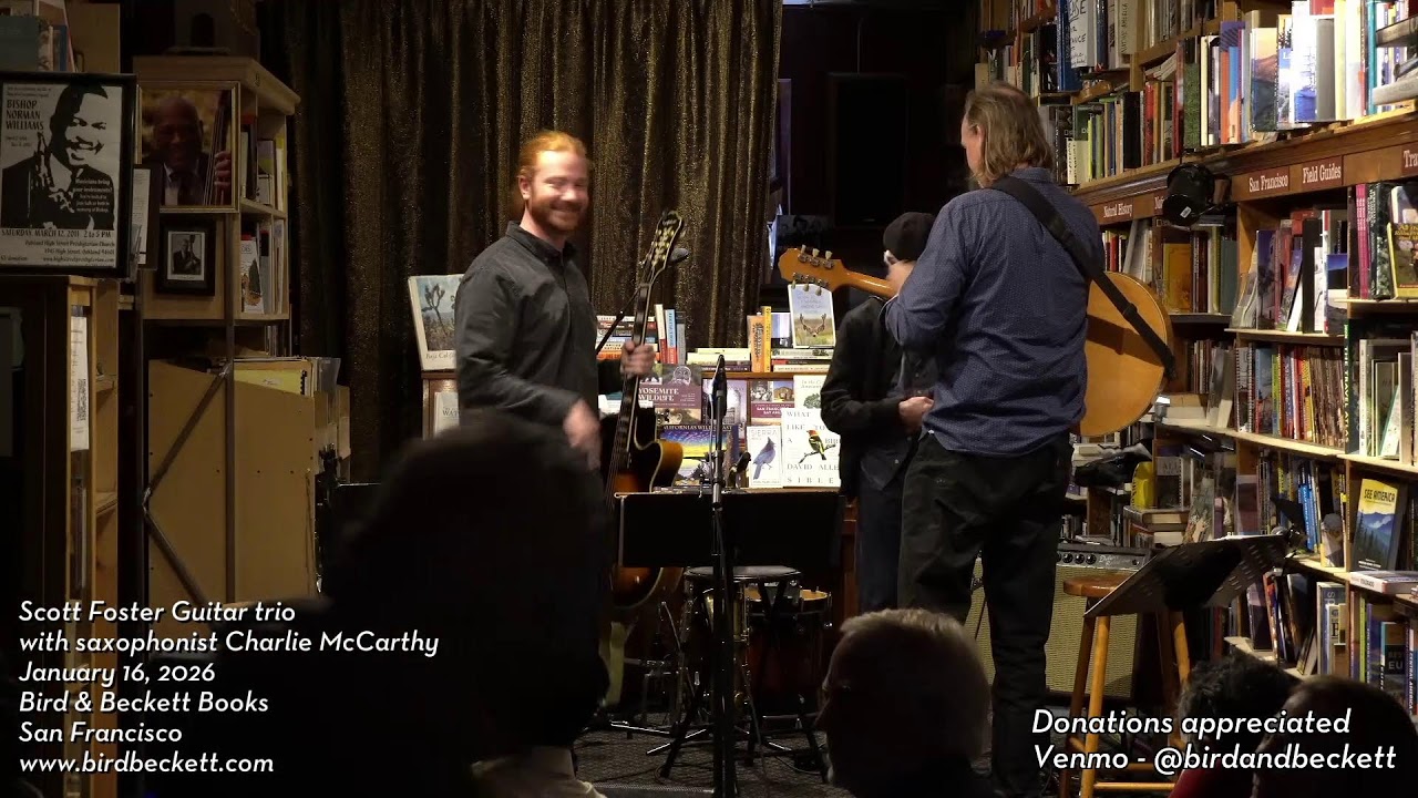 Scott Foster Guitar Duo with saxophonist Charlie McCarthy - Live Jazz @ B&B