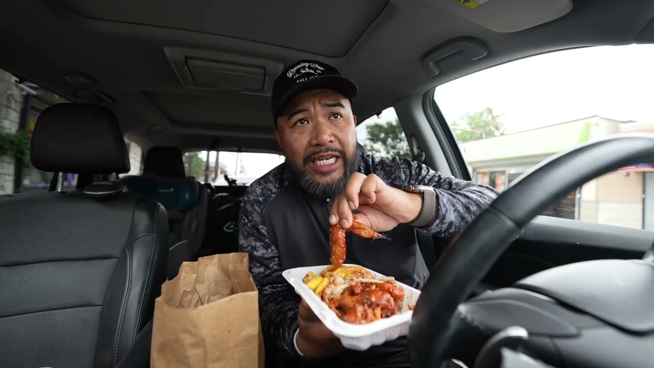 Chinese Take-out in the Hood (Camden, NJ) - Fried Garlic Wings and Tostones