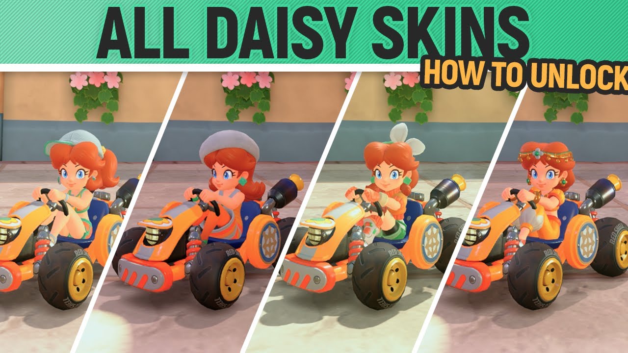Mario Kart World - Daisy - How to unlock all Skins/Costumes