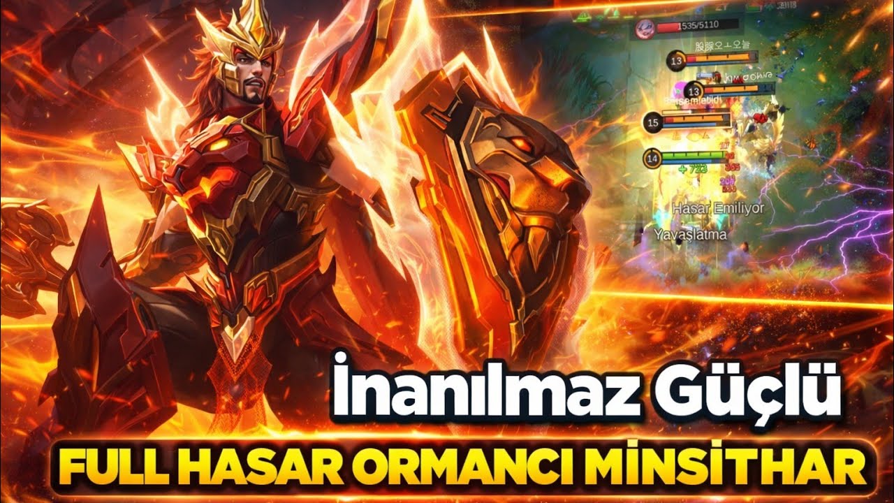 FULL HASAR GÖK KIRANLI ORMAN MİNSİTTHAR İNANILMAZ GÜÇLÜ KESİN DENEYİN Mobile Legends